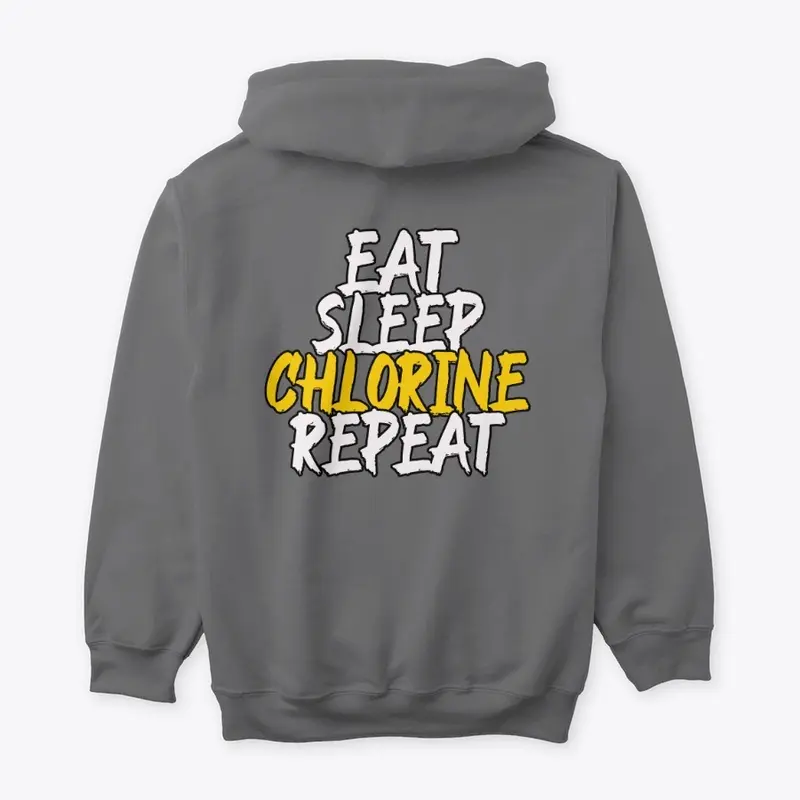 Eat Sleep Chlorine Repeat - Swimmer 